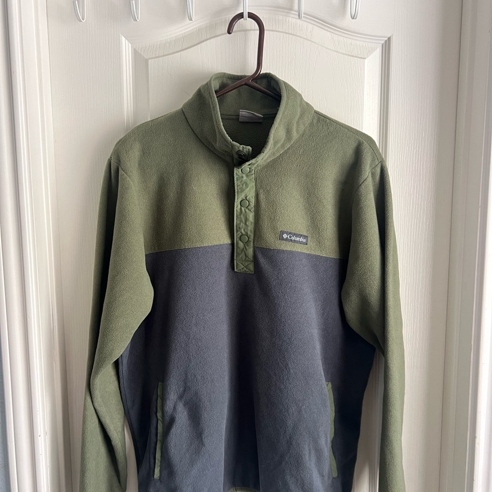 Columbia Olive Fleece Jacket